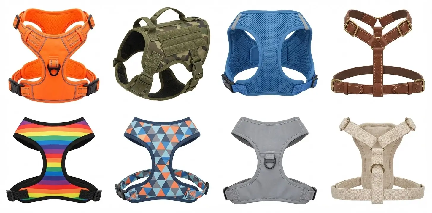 dog harness styles