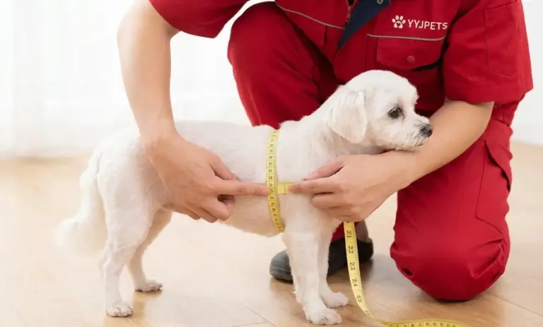 measure dog chest size